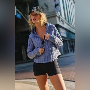 FP Movement by Free People Lavender Quilted Puffer Jacket
